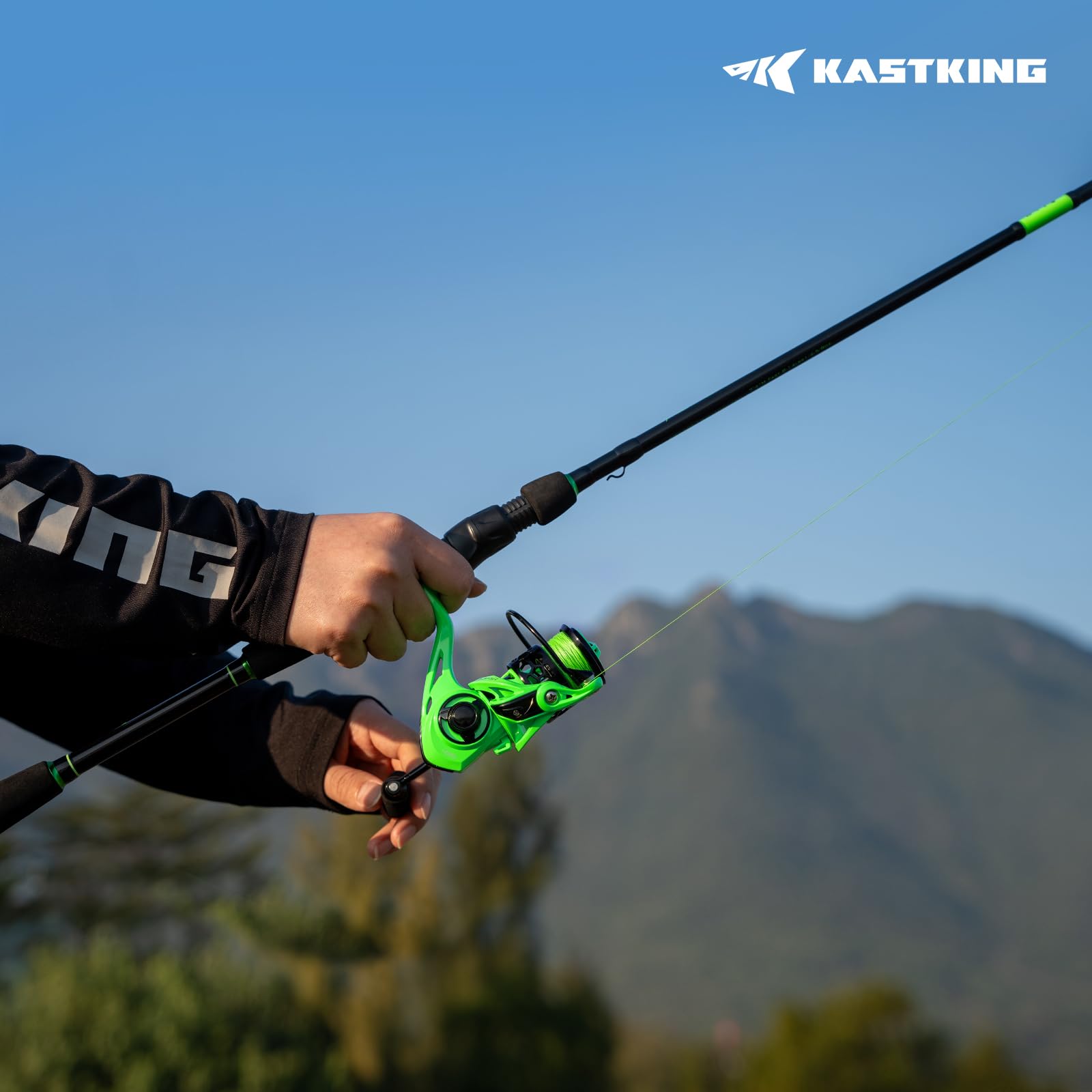Amazon.com: KastKing Zephyr Dual-Tip Fishing Rod and Reel Combo
